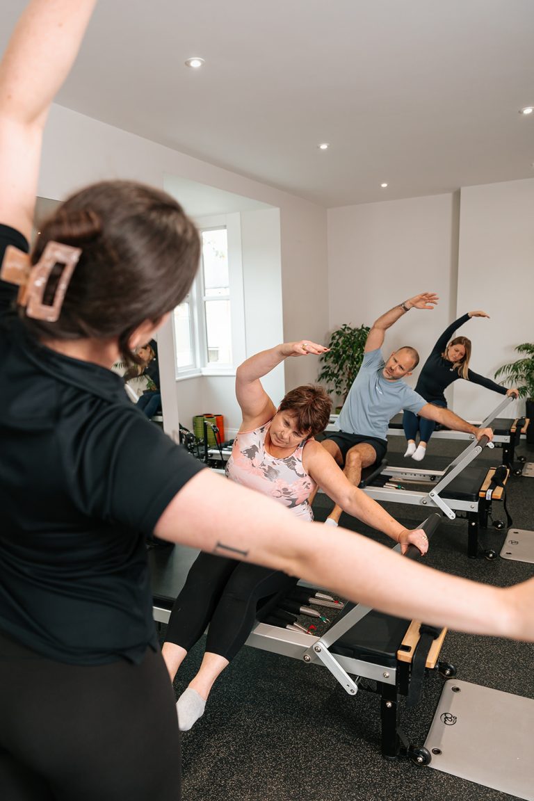 Group of Women doing Pilates at the Hatt Clinic