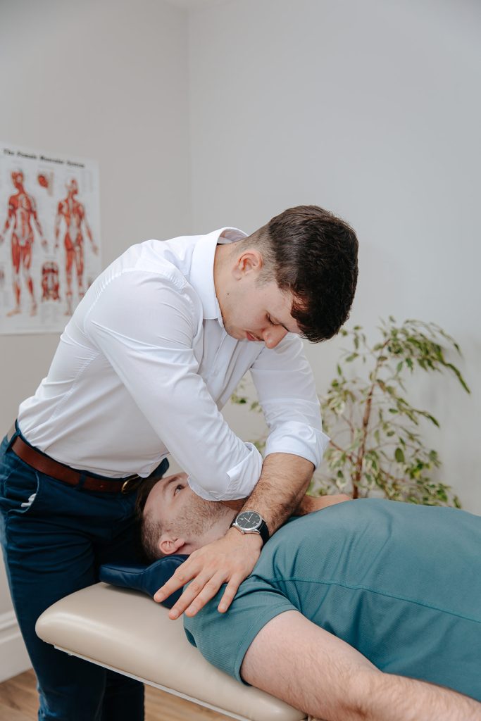 Patient receives Physiotherapy at the Hatt Clinic